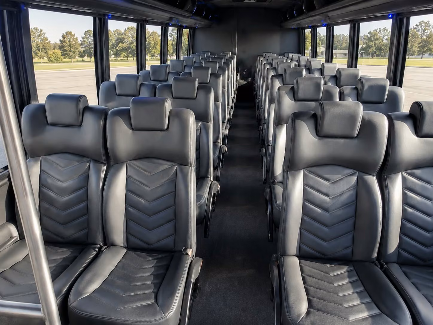 18 passenger minibus interior