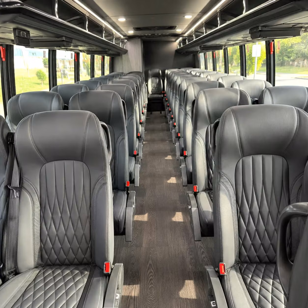 25 passenger minibus inside