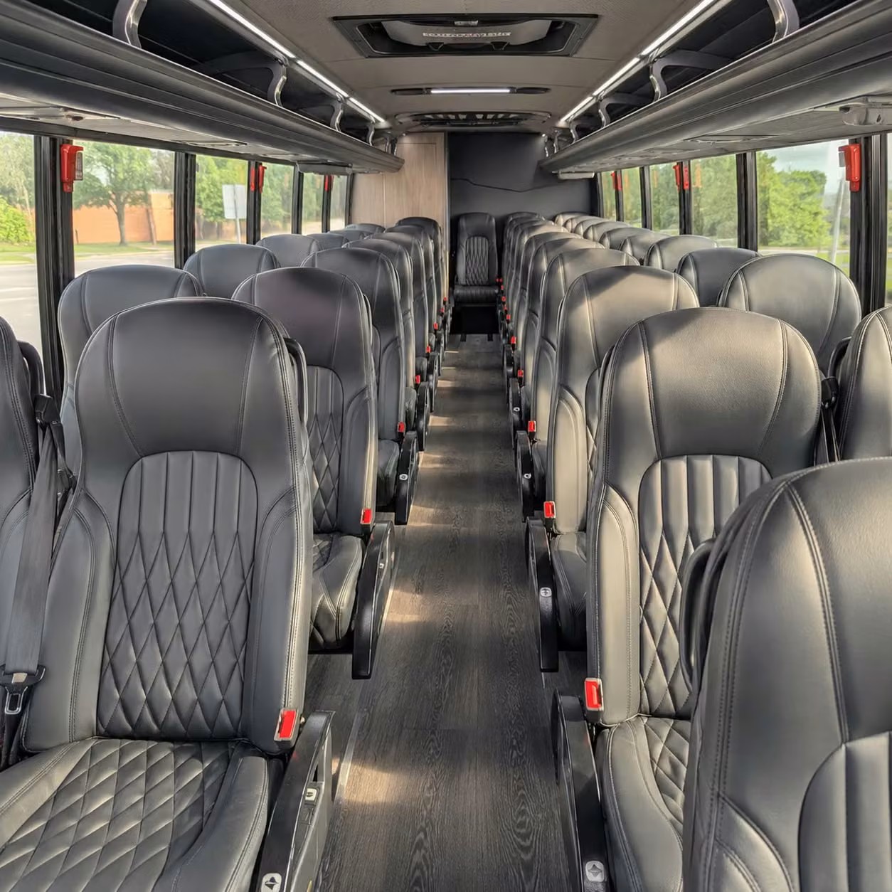 25 passenger minibus interior