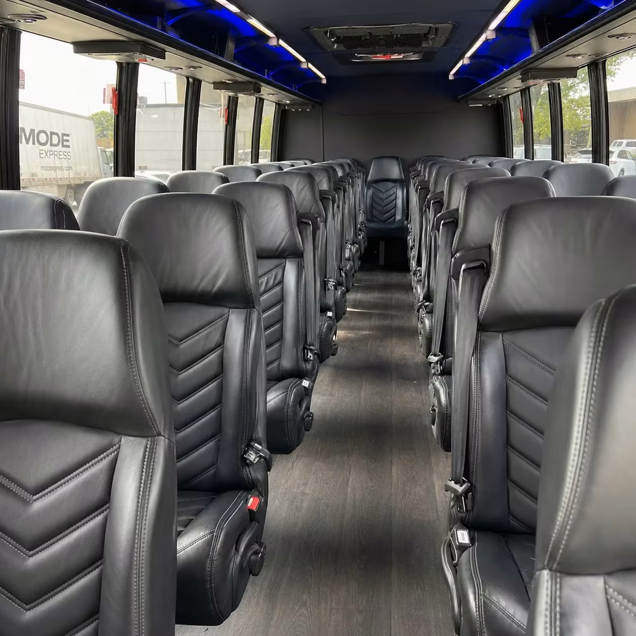 28 passenger minibus inside