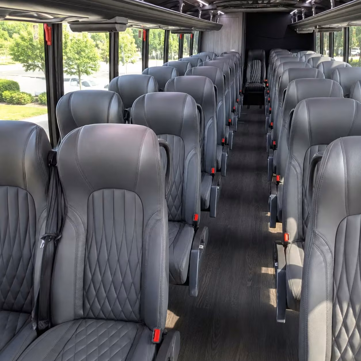 35 passenger minibus inside