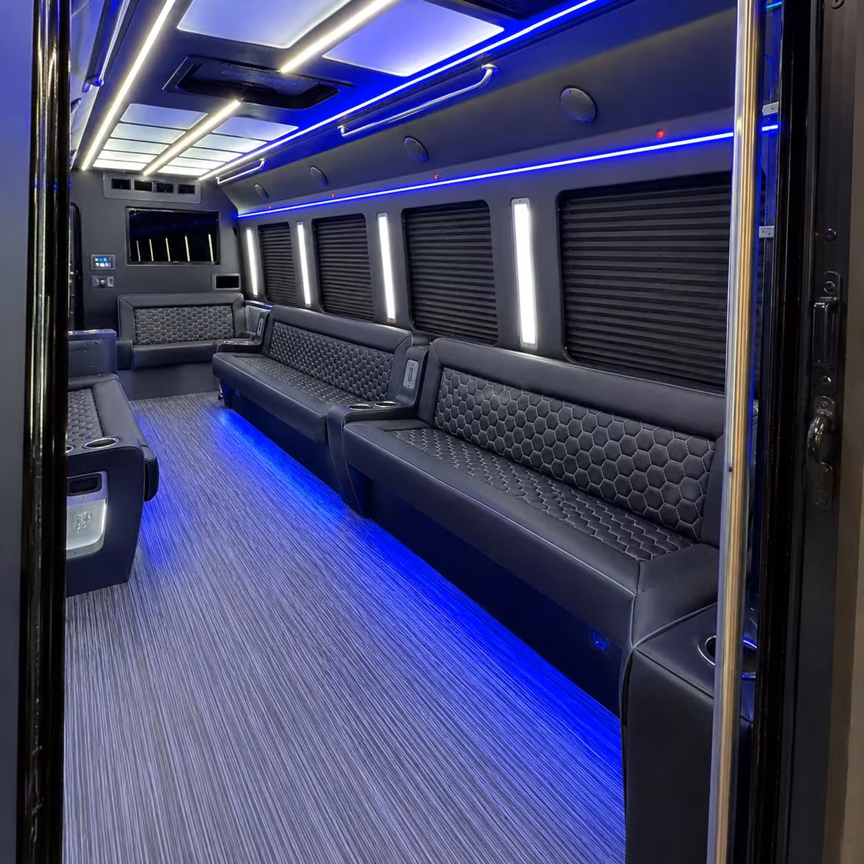 arlington concert transportation with a party bus keep the energy going from pickup to last song