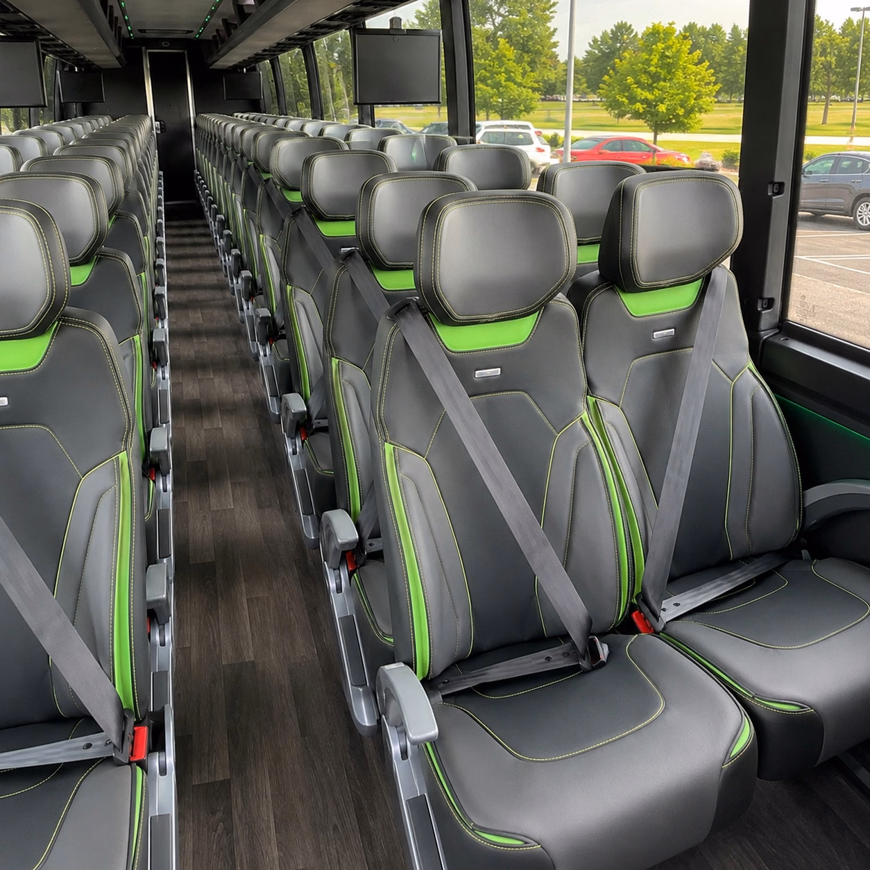how bus type and size affect charter bus prices in arlington texas