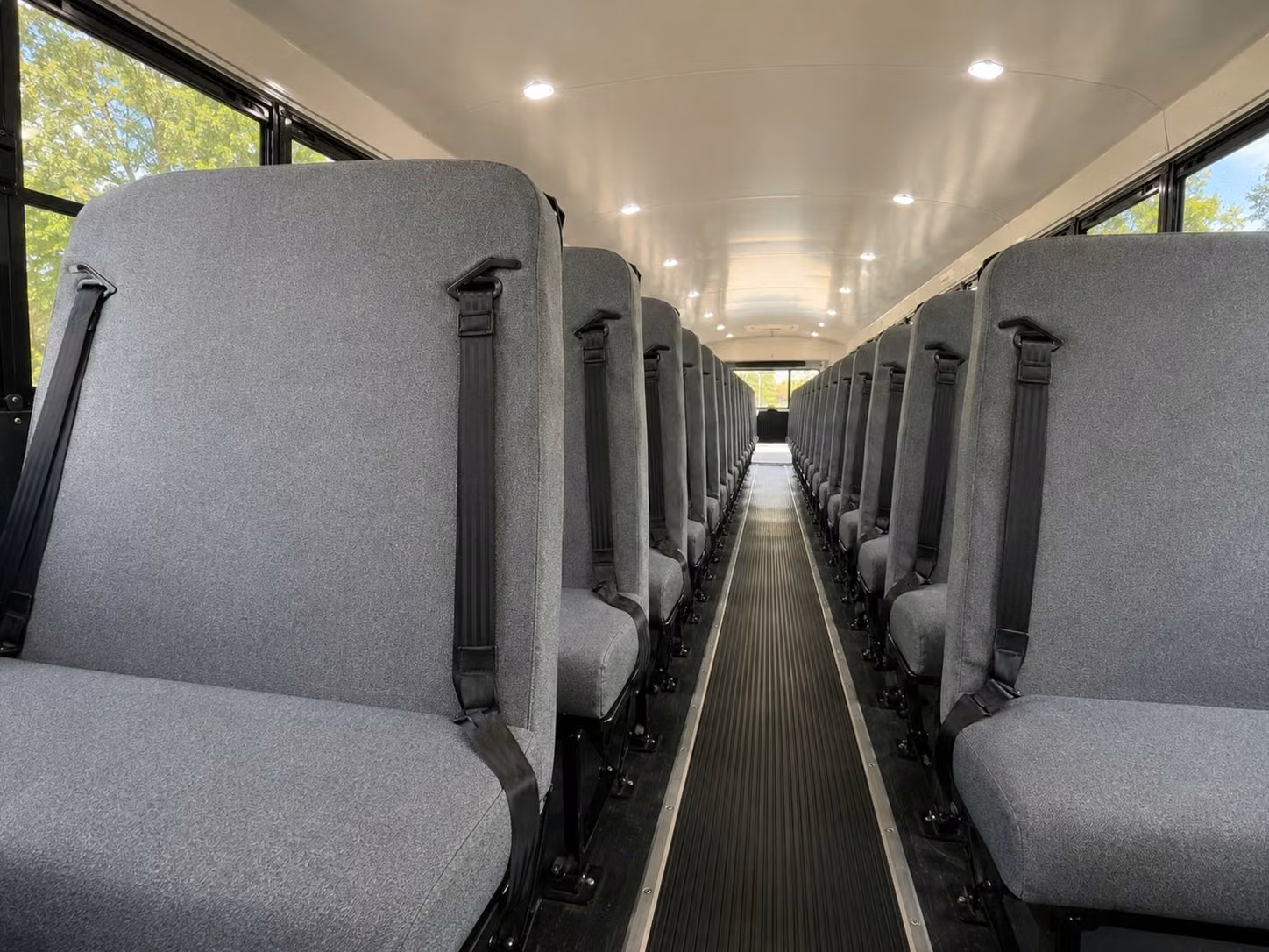 school bus interior